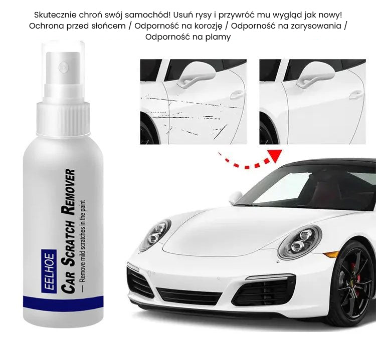 Spray do naprawy rys na lakierze samochodowym