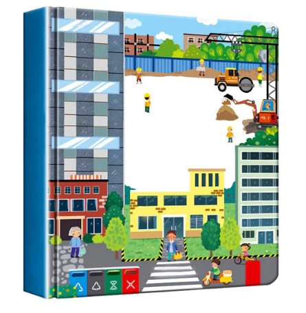 Interaktywne książki 3D z ruchomymi elementami dla dzieci