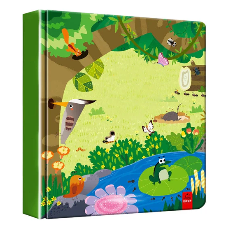 Interaktywne książki 3D z ruchomymi elementami dla dzieci