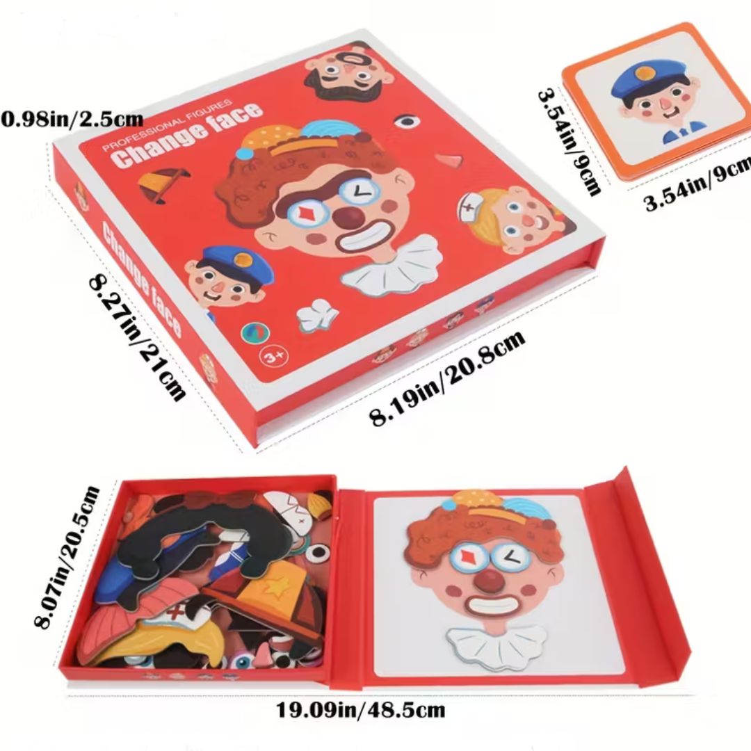 Edukacyjne puzzle do nauki emocji dla dzieci