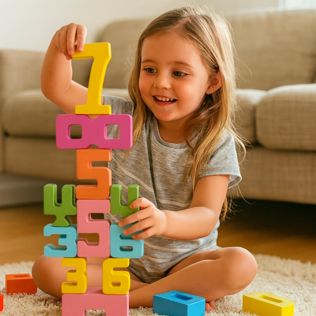 Pedagogiczne klocki do nauki matematyki i liczb