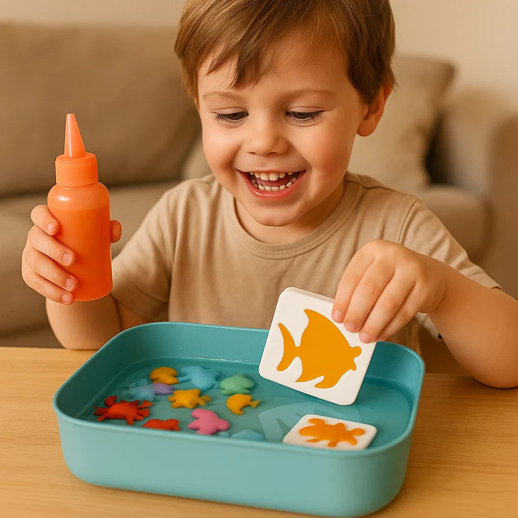 Magiczna zabawka wodna dla dzieci | Kreatywny zestaw diy do tworzenia pływających zwierząt w wodzie