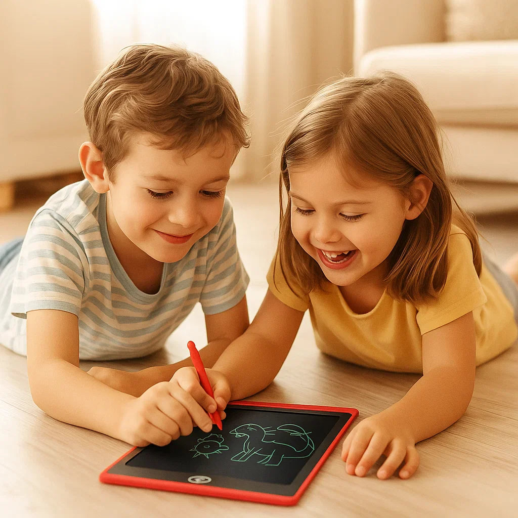 Tablet rysunkowy LCD dla dzieci ⎜ Wielokrotnego użytku tablica do pisania dla kreatywnego uczenia się i bezproblemowego bazgrania