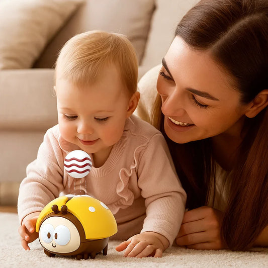 Zawieszka w kształcie biedronki dla niemowląt ⎜ Zabawka w kształcie zwierzątka rozwijająca zdolności motoryczne i koordynację ruchową