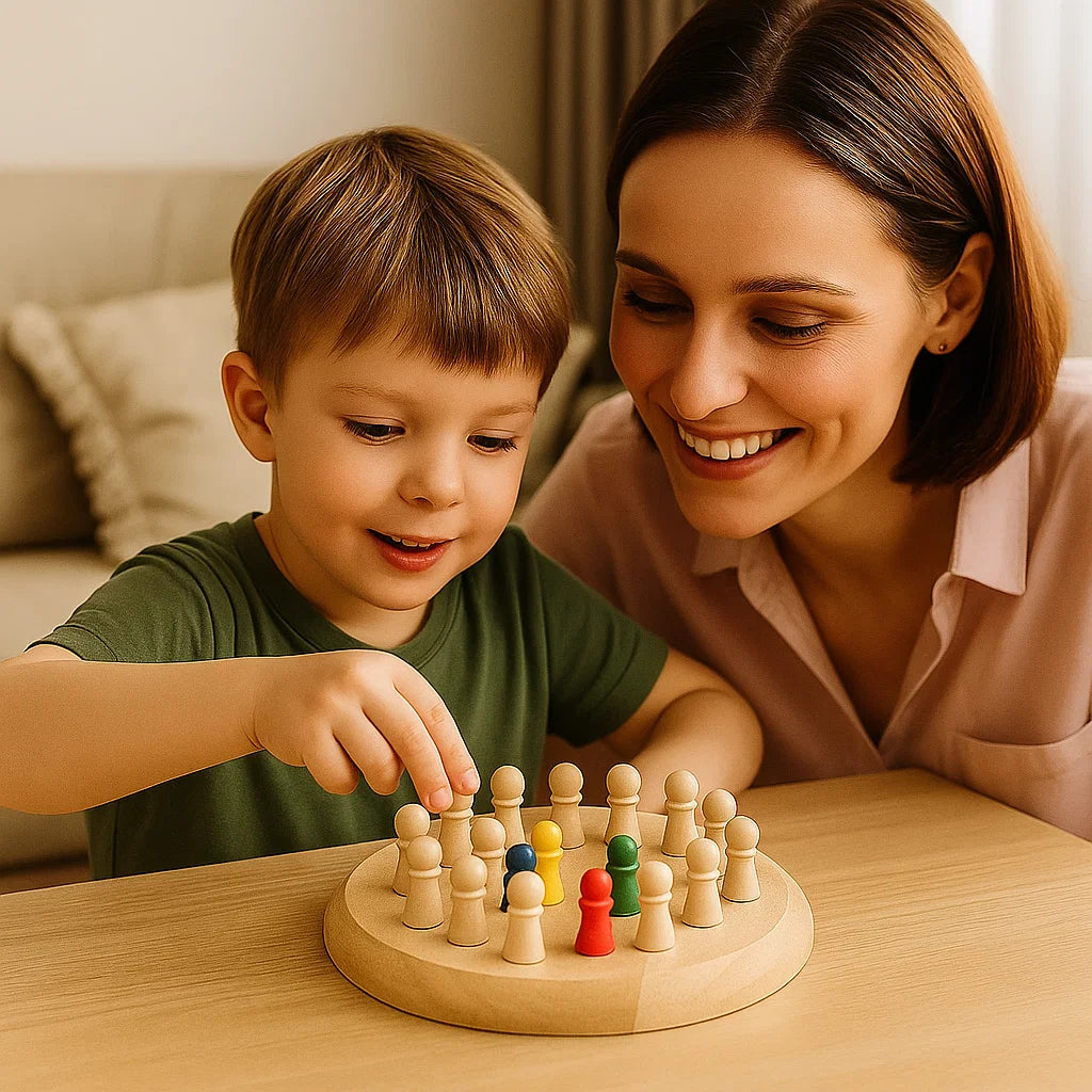 Edukacyjna gra pamięciowa w szachy