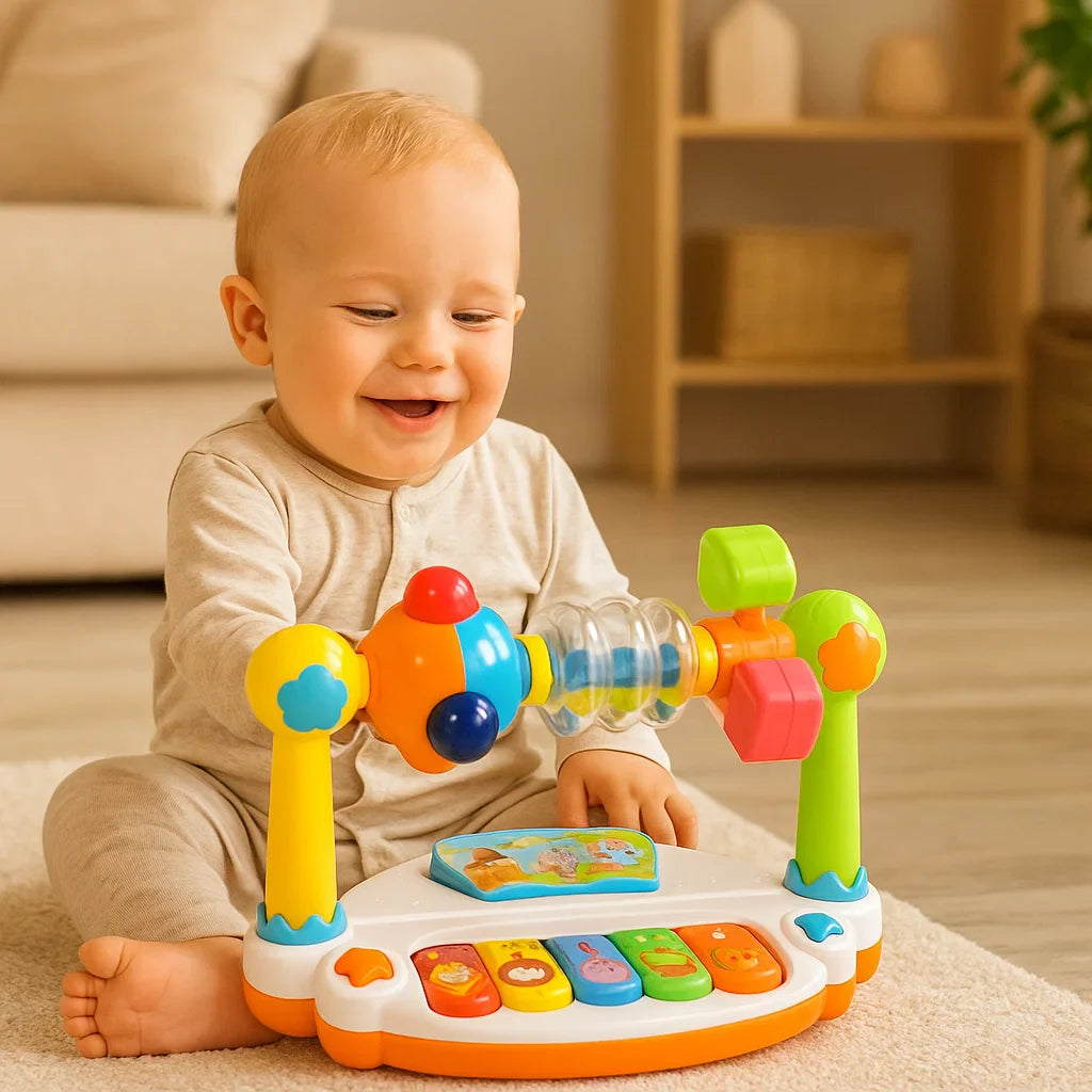 Muzyczna zabawka edukacyjna 5w1 dla niemowląt