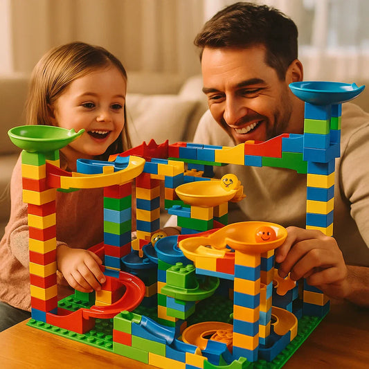 Tor kulkowy z klocków