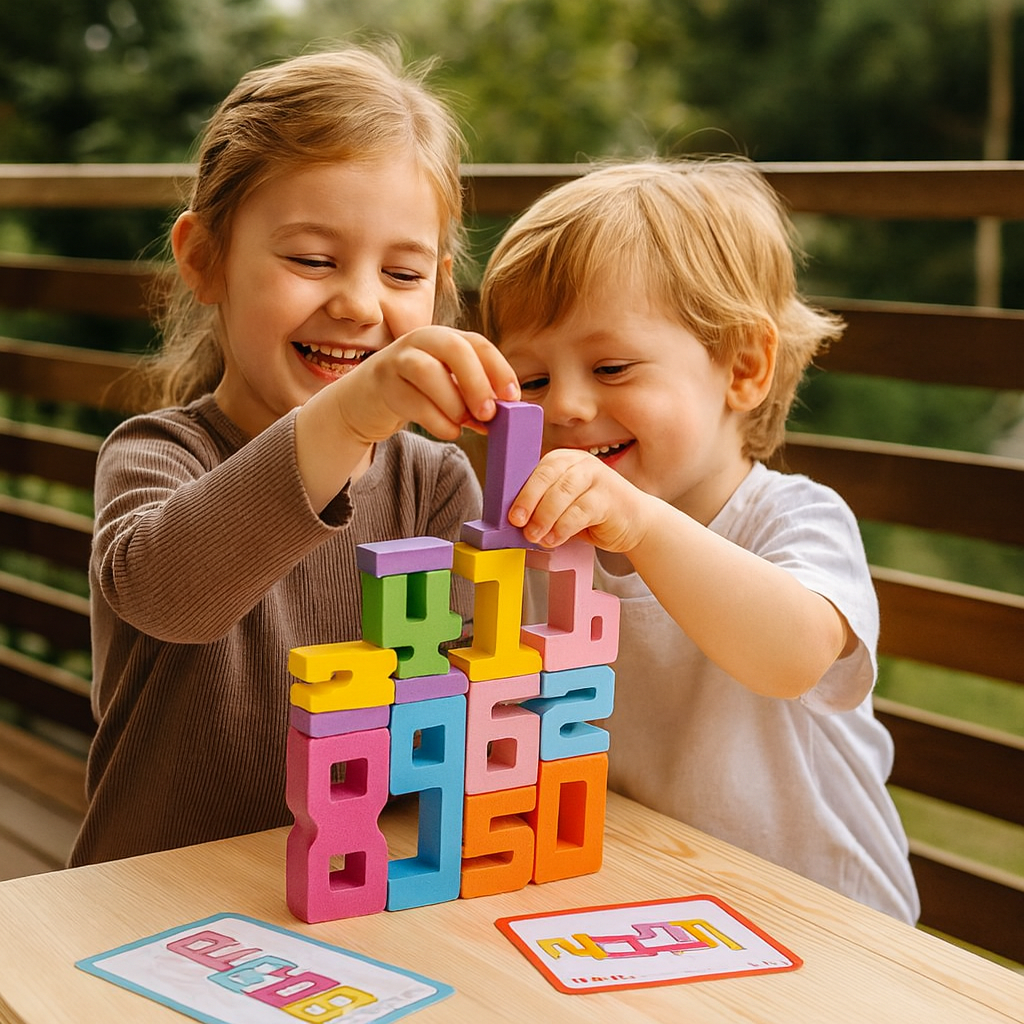 Pedagogiczne klocki do nauki matematyki i liczb