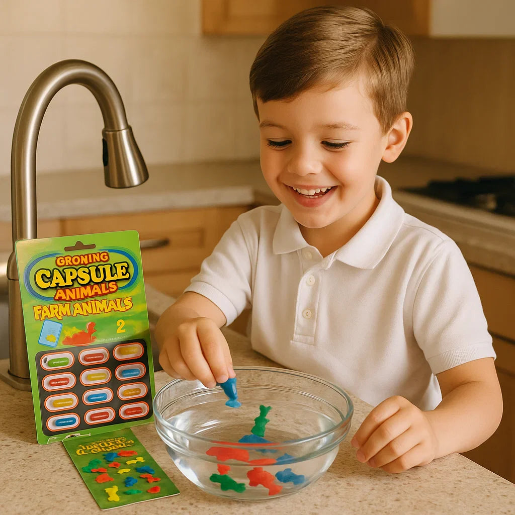 Magiczne kapsułki ze zwierzętami wodnymi