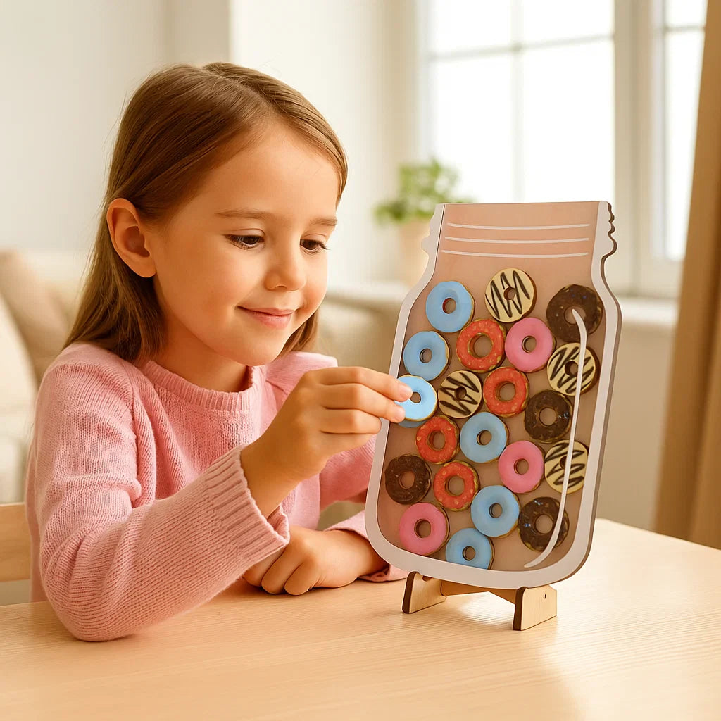 Gwiazdkowy słoik z nagrodami dla dzieci | Motywacyjne narzędzie zachęcające do dobrego zachowania i nauki dyscypliny