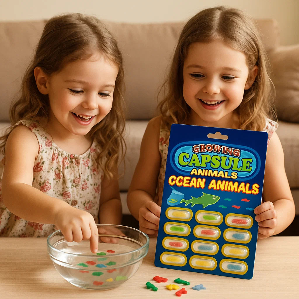 Magiczne kapsułki ze zwierzętami wodnymi