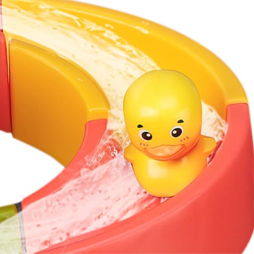 Zjeżdżalnia z kaczką – zabawka do kąpieli