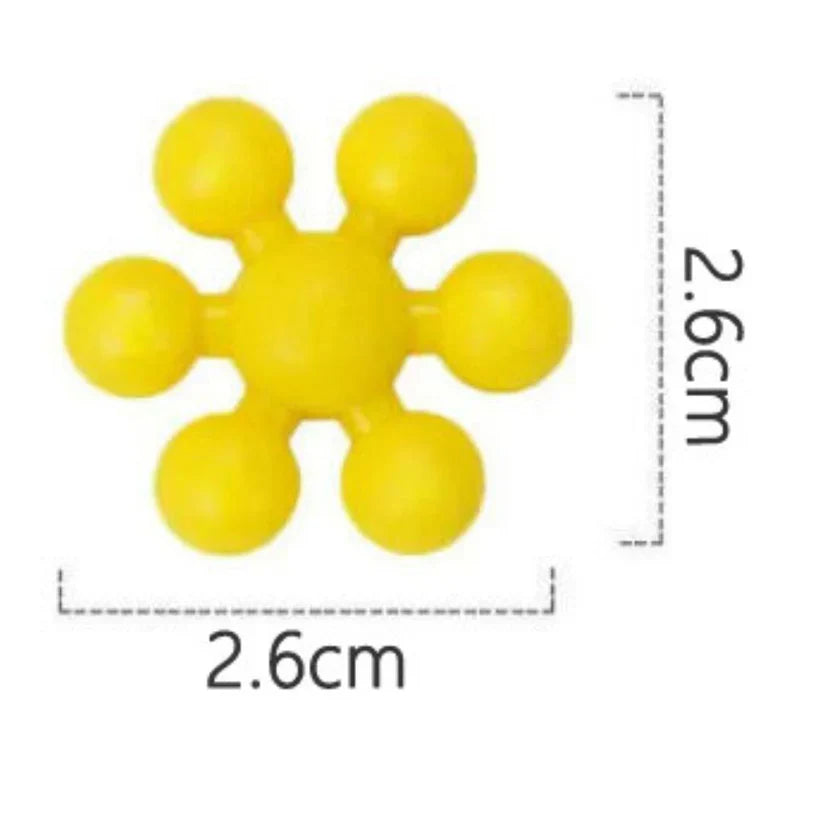 Klocki konstrukcyjne w kształcie płatka śniegu dla dzieci | Kreatywne puzzle 3D dla zabawy edukacyjnej i umiejętności motorycznych