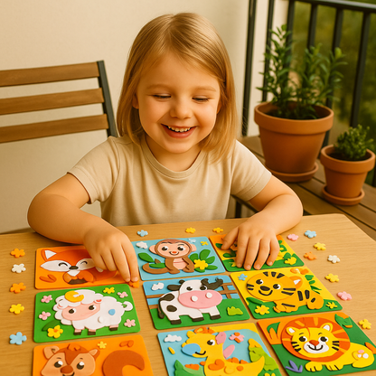 Kreatywny zestaw naklejek do zabawy dla dzieci