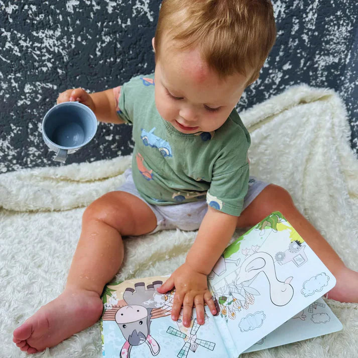 Książeczka do kolorowania wodą – Podążaj za liniami!