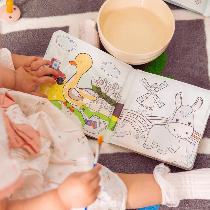 Książeczka do kolorowania wodą – Podążaj za liniami!