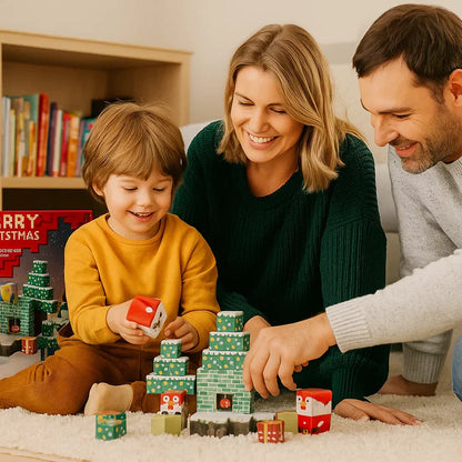 Świąteczny zestaw magnetycznych klocków