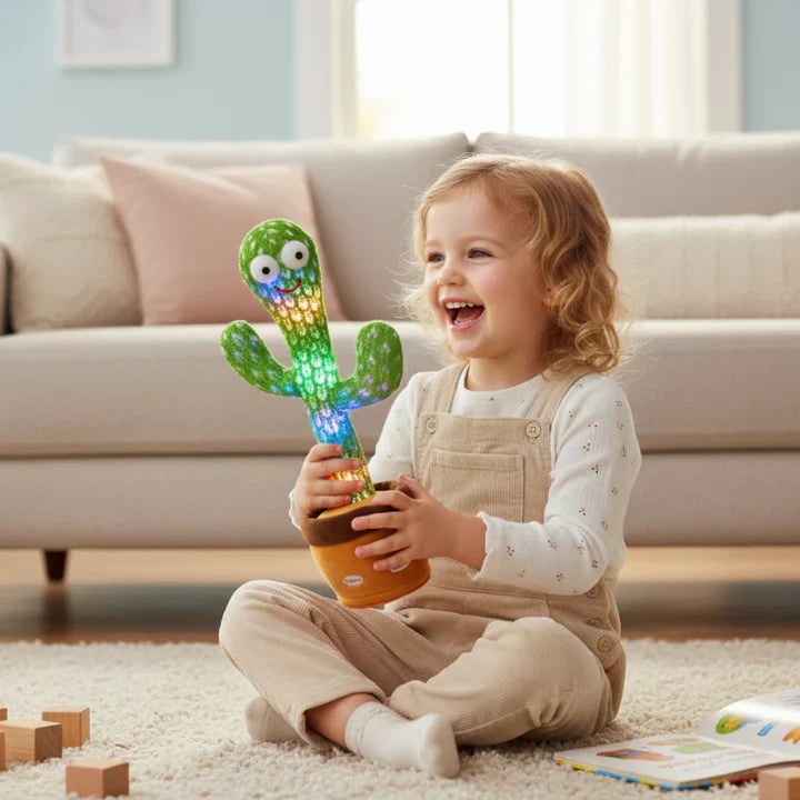 Interaktywna, śpiewająca i mówiąca zabawka „Kaktusowy Przyjaciel”