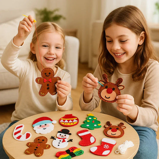 Świąteczny zestaw filcowy do samodzielnego szycia