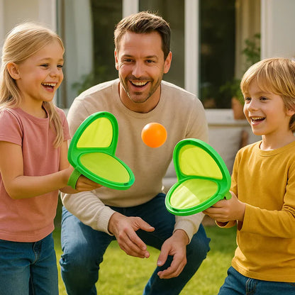 Zabawna gra w łapanie piłeczki