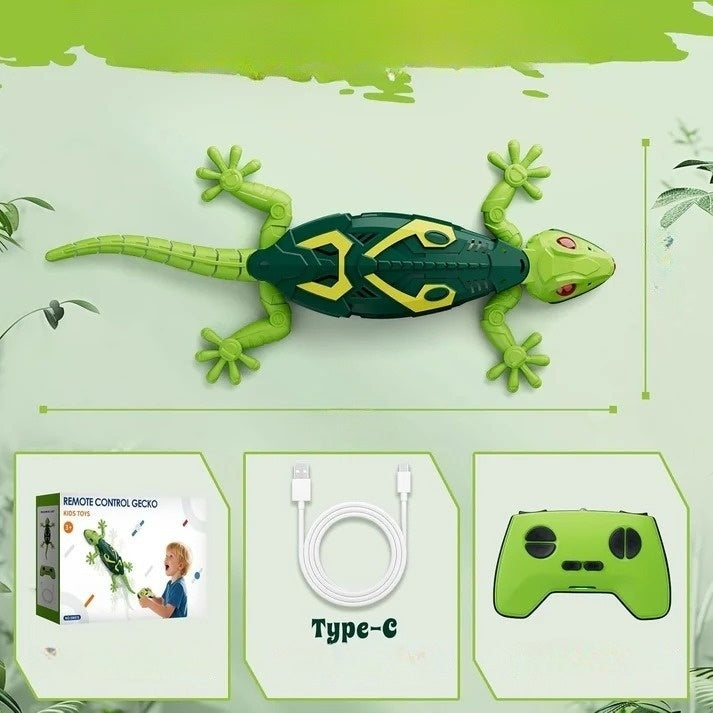 Zabawka – gekon wspinający się po ścianach