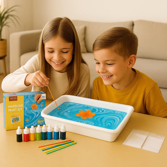Kreatywny Zestaw do Malowania Marmurkowego w Wodzie