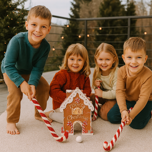 Piernikowy mini golf zabawka świąteczna