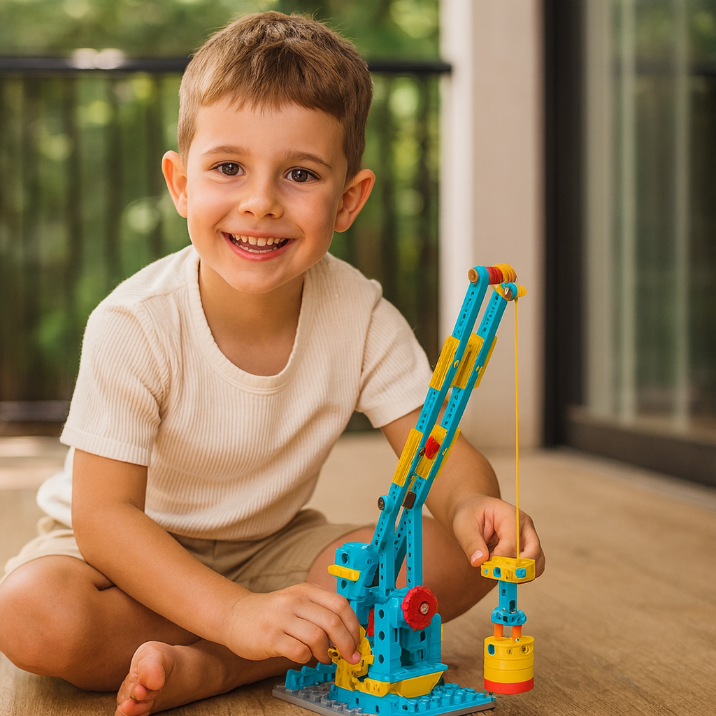 Edukacyjny zestaw klocków 3w1 nauka i technika