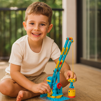 Edukacyjny zestaw klocków 3w1 nauka i technika
