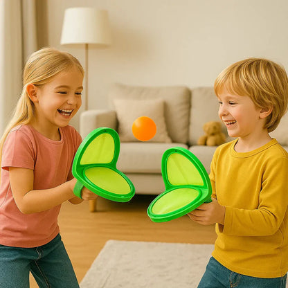 Zabawna gra w łapanie piłeczki