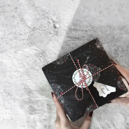 Dekoracyjna zimowa świeca „Śnieżna Kula”