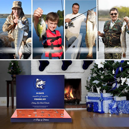 Wędkarski kalendarz adwentowy – pudełko z 24 niespodziankami