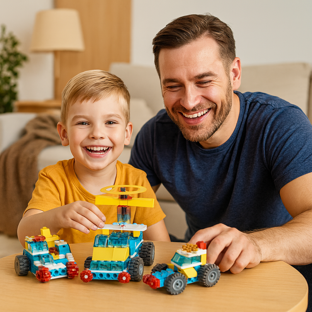 Edukacyjny zestaw klocków 3w1 nauka i technika