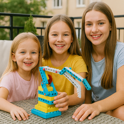 Edukacyjny zestaw klocków 3w1 nauka i technika