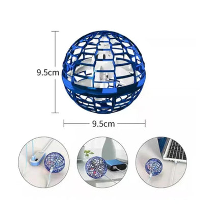 Świecąca, latająca piłka do zabawy