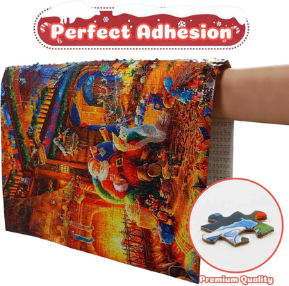 Świąteczny kalendarz adwentowy z puzzlami