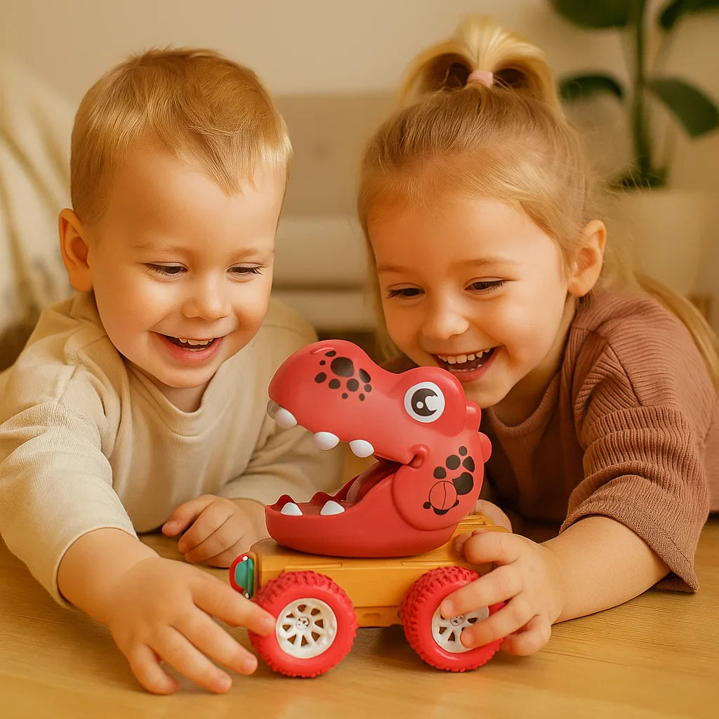 PUSH & DRIVE – Dino Monster Trucki