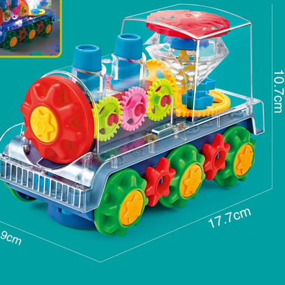 Tańcząca i świecąca lokomotywa muzyczna