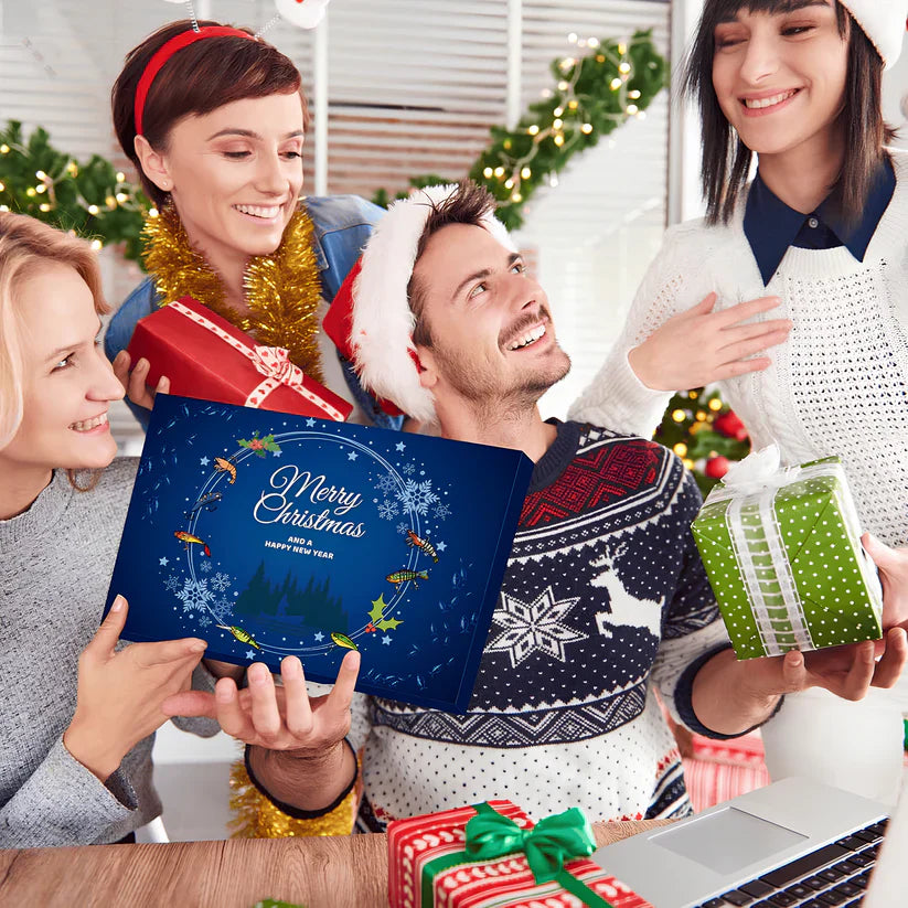 Wędkarski kalendarz adwentowy – pudełko z 24 niespodziankami