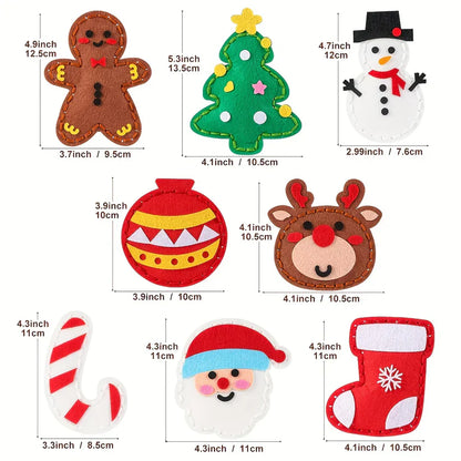 Świąteczny zestaw filcowy do samodzielnego szycia