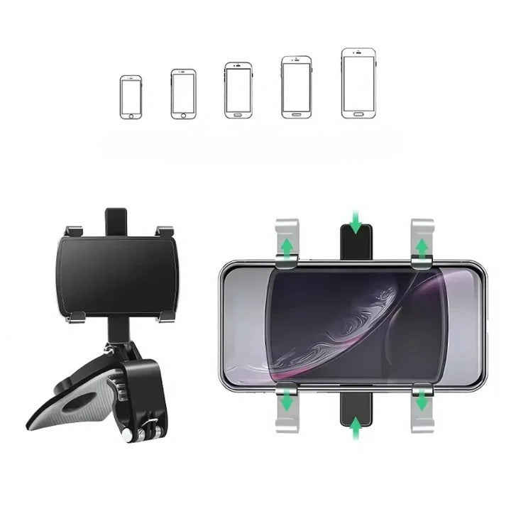 Uchwyt do telefonu 360° – obrotowy stojak z mocnym i kompaktowym chwytem