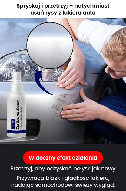 Spray do naprawy rys na lakierze samochodowym