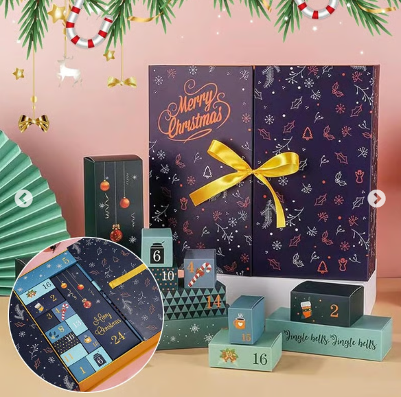 24-dniowy świąteczny kalendarz adwentowy