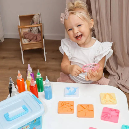 Magiczny żel do tworzenia wodnych skrzatów – 4, 8 lub 12 kolorów