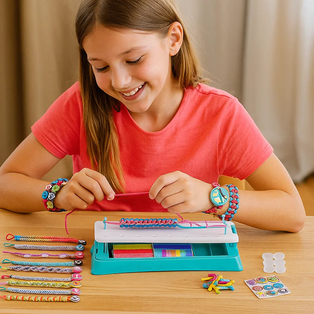 Kreatywny zestaw do plecenia bransoletek