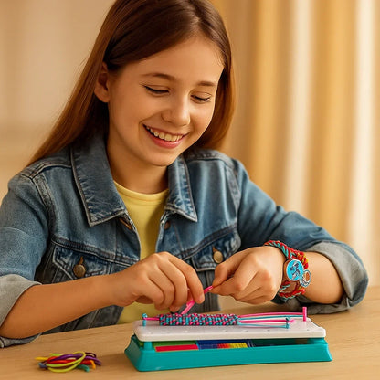 Kreatywny zestaw do plecenia bransoletek