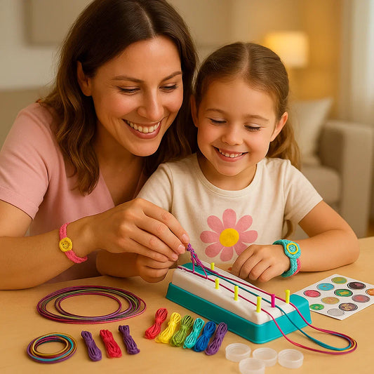 Kreatywny zestaw do plecenia bransoletek