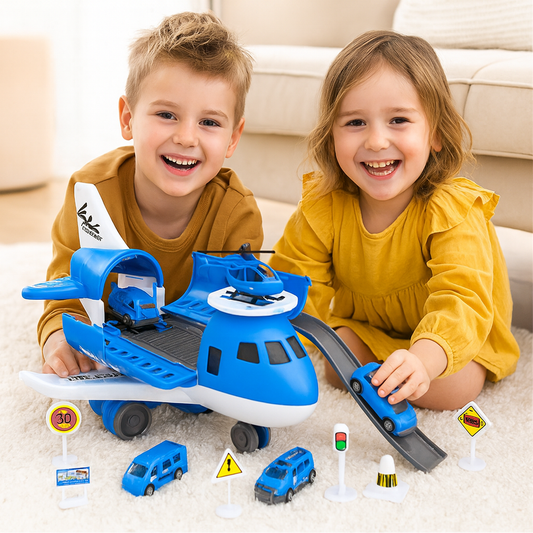 Zestaw do zabawy z samolotem i pojazdem
