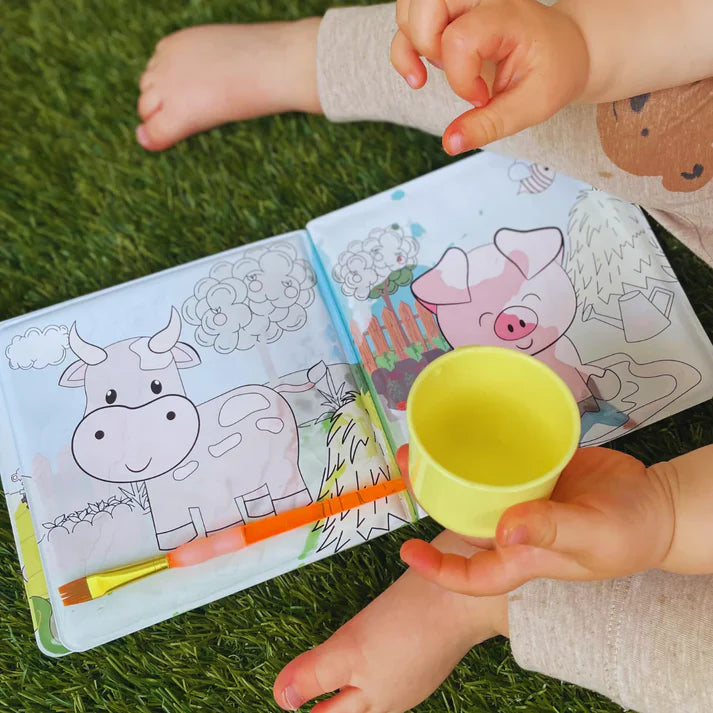 Książeczka do kolorowania wodą – Podążaj za liniami!