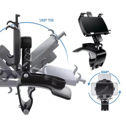 Uchwyt do telefonu 360° – obrotowy stojak z mocnym i kompaktowym chwytem